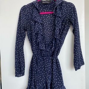 Alexandra Silk Mini Wrap Dress